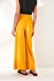 Women's Mustard Side Zippered Deep Slit Ayrobin Trousers PNT-19000233 - 7