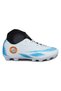 28365 White - Blue Grass - Astroturf Soccer Cleats Football Shoes - 2