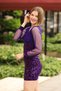 Sequin Velvet Dress Double Breasted Special Occasions Trend - 5