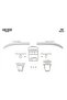 Meriç ®   Land Rover Freelander Front Glove Box Trim Aluminum 10 Pieces 2000-2003