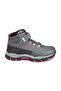 27788 Velcro Gray - Black Girl's Boots Sneakers
