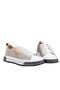 15076 Genuine Leather White Men's Casual Shoes - 5