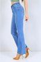 Ikon Ice Blue Spanish Leg Flare Jean Women's Tooarlayer Power Lycra Collector