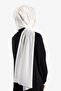 Women's Luxury Medina Silk Shawl Cream-8