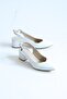 Palermo White 5 cm Heeled Shoes - 4