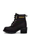 Genuine Leather Black Women's Boots 015Z100834 -9 - 2