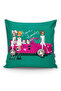 Fashion Girl Digital Printed Modern Pillow Cushion Cover