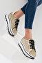 Altın Sim Kadın Sneaker 8714