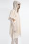 Loincloth Dress Hooded pinstripe Yellow Pje006 - 2