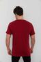 Men's 100% Cotton V-Neck Flared Short Sleeve Plain Men's T-Shirt 4601 Powder - 3