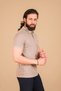 Men's Oxford Pike Flato Pocket Collar Detailed T-shirt - 5