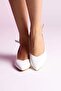 Palermo White 5 cm Heeled Shoes - 6