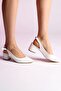 Palermo White 5 cm Heeled Shoes - 7