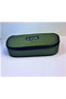 Green Oval Fabric Pencil Case - Zipped