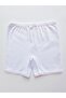 Girl's 100% Cotton Ribbed White Undershirt-bottom Panties/boxer Set - 3