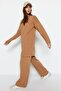 Camel Triko Kazak-Pantolon Alt-Üst Takım TCTAW24US00019