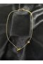 Women's Gold Color Seashell Bijouterie Necklace - 2