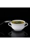 Soup Bowl Double Handle Soup Porcelain Soup Container 11 Cm 2 Pieces Güral Porcelain - 5