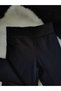 Girl's Black Corded High Waist Tights 8-14 Years - 4