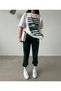 Women's Summer Wellbeing Fashion Style Printed Crew Neck T-shirt Tracksuit Set - 4