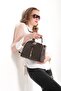 Vegan Leather Premium Product Multi-Compartment Women's Shoulder Bag 02057 - 5