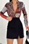 Ethnic Patterned Gum Fabric Patterned Shirt