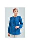 Women's Indigo Blue Sile Cloth Mother Combed Cotton Blouse - 5