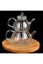 Fire Resistant Borosilicate Glass Teapot Set-Set of 2 - 3