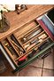 Wooden Cutlery Holder - Drawer Organizer - Wooden Cutlery Organizer - 2