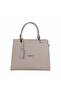 M824 Beige Faux Leather Crossbody Hand and Shoulder Bag - 3