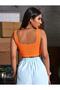 Square Neck Crop Top Athlete Bodysuit - 2