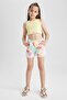 Girl's Patterned Shorts A2459a823hs - 3