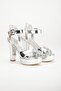 Women's Thick Heeled High Platform Evening Dress Shoes - 3