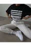 Plus Size Women's Summer Wellbeing Fashion Style Printed Crew Neck T-shirt Tracksuit Set - 2
