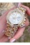 Stone Detailed Women's Wristwatch - 4