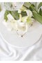 Murano White Heart Letter Necklace - 4