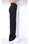 Omoda- Women's Palazzo Wide Leg Black Pants - 3