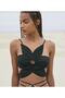 Flower Shaped Low-Cut Bustier Crop Blouse