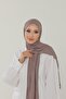 Camel Thorn Luxury Combed Cotton Shawl - Women's Hijab Jersey Hijab Lycra Shawl - 3