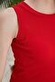 Women's Red Yellow Halter Neck 2-Piece Crop Blouse - 4