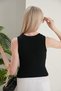 Women's Black Powder Halter Neck 2-Piece Crop Blouse - 7
