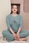 Mint Plus Size Pajama Set - 2