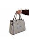 M824 Beige Faux Leather Crossbody Hand and Shoulder Bag