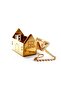 Gold Stainless Steel Tea Strainer with Home Design - 3