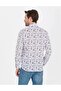 Navy Blue Slim Fit Long Sleeve Shirt - 6