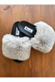 Women's Mink Gray Soft Loose Furry House Slippers