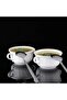 Soup Bowl Double Handle Soup Porcelain Soup Container 11 Cm 2 Pieces Güral Porcelain - 4