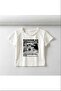 Radiohead Print Pattern White Color Printed Crop Blouse Harajuku Women's T-Shirt - 2