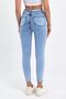 High Waist Slim Leg Power Lycra Stimulating Super Skinny Lycra Jeans - 2