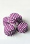 25-Piece Purple and White Polka Dot Muffin Cake Mold, Rainbow Cupcake Capsule that Does Not Disintegrate in the Oven - 4